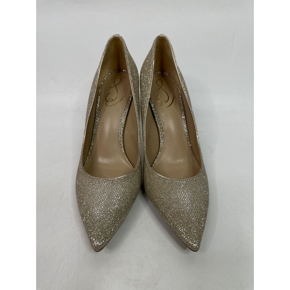 Sam Edelman Pointed Toe Sparkling Pumps - Picture 3 of 8